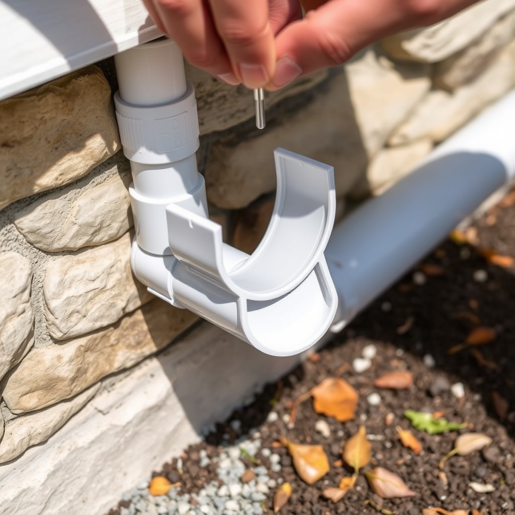 cache tuyaux coudé fendu goutiere tuyaux