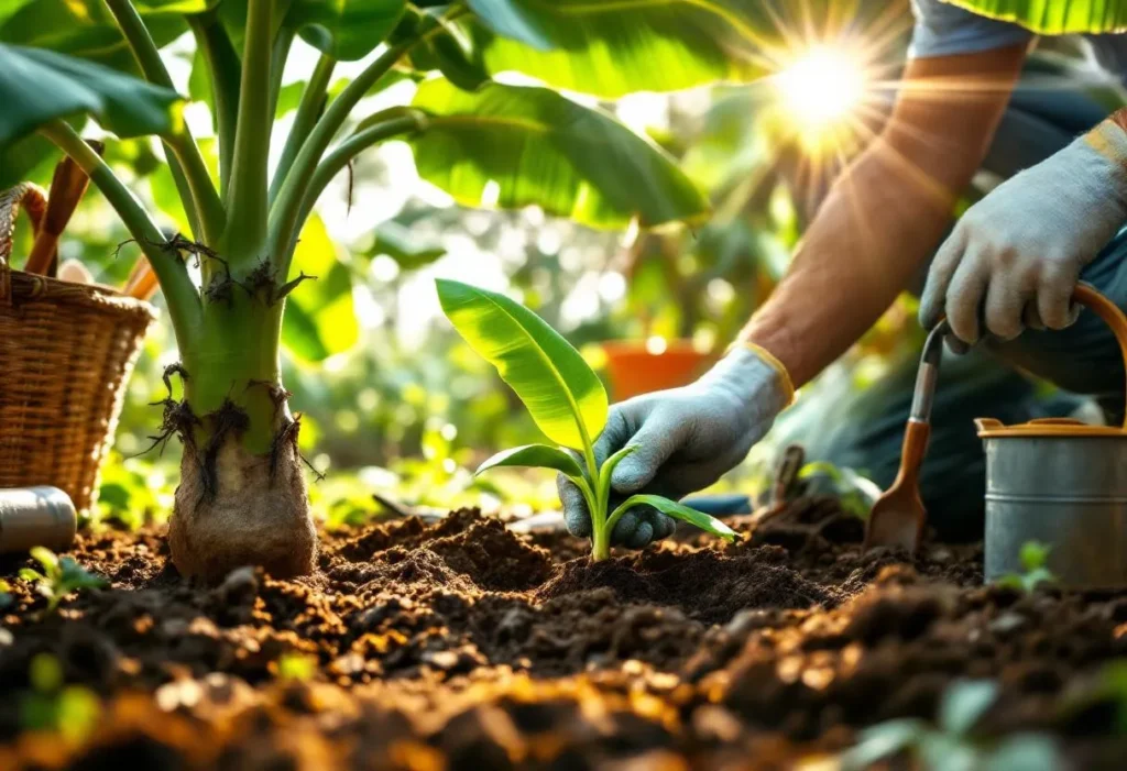 comment faire pousser un bananier sans graine