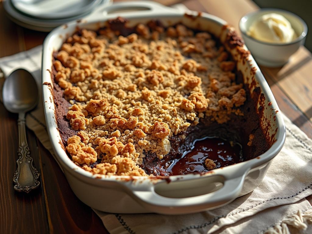 crumble banane chocolat