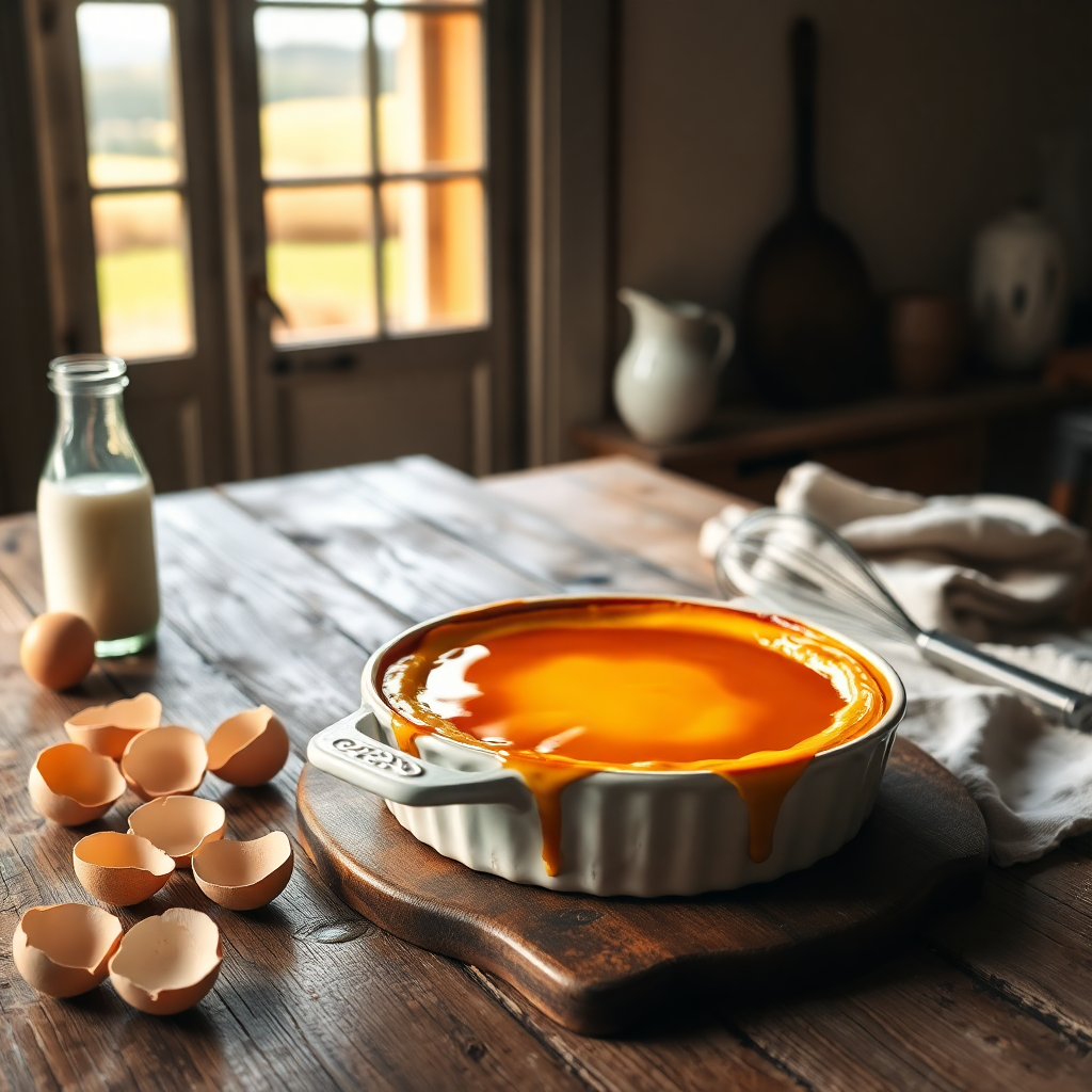 recette flan aux œufs de nos grand-mère