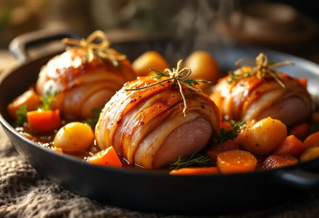 recette paupiette de porc au four