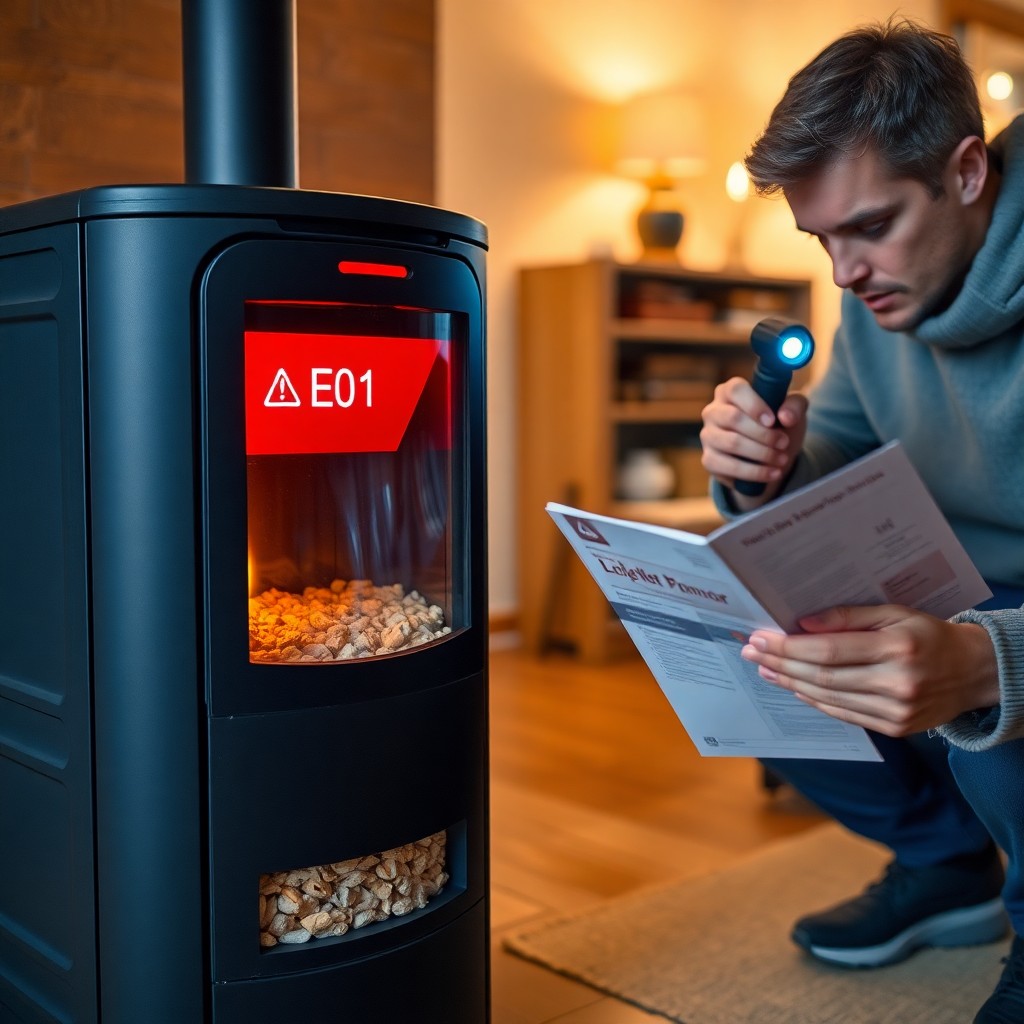 code erreur poêle à granulés