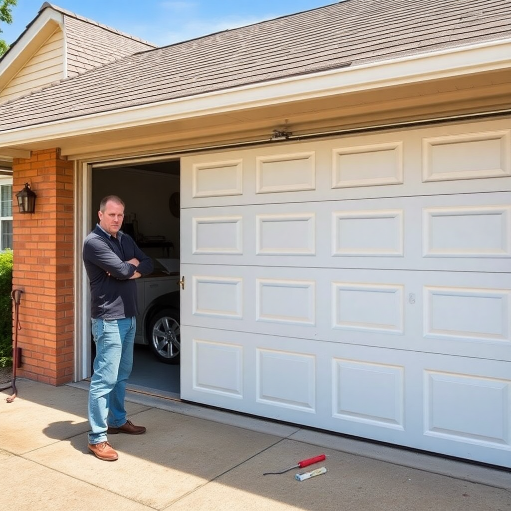 probleme porte de garage sectionnelle