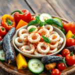 quel légumes avec des encornets