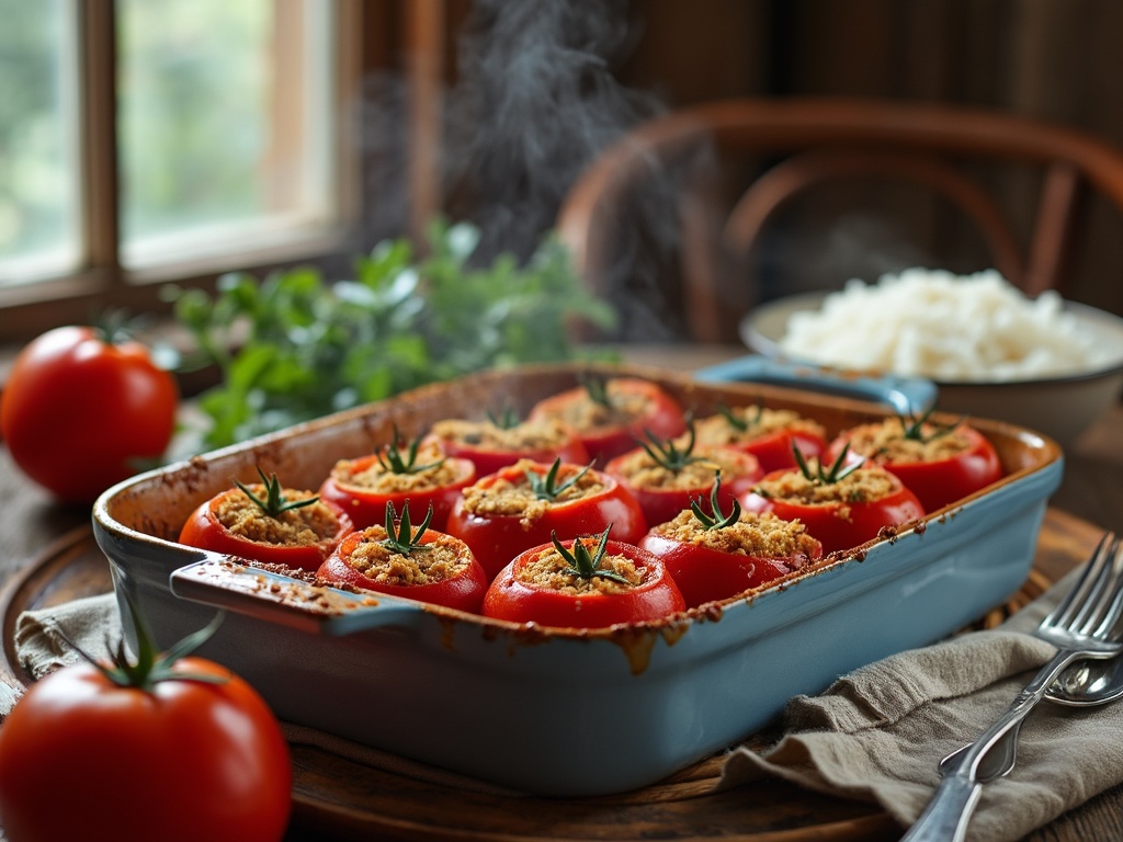 tomates farcies recette de grand-mère avec riz