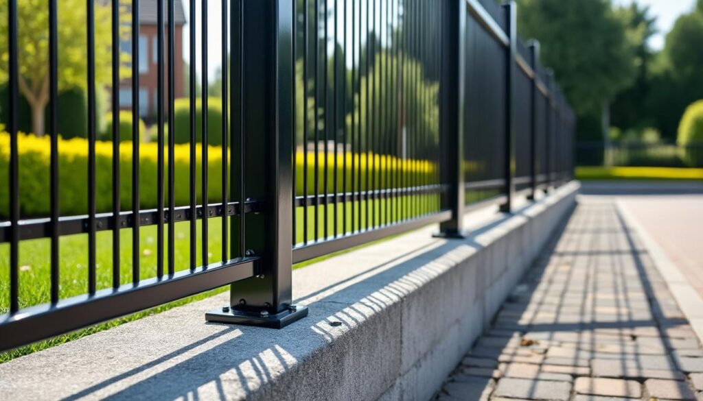 découvrez nos tarifs pour la pose de clôture rigide avec soubassement en béton. prix par mètre linéaire transparents et compétitifs pour sécuriser votre propriété.