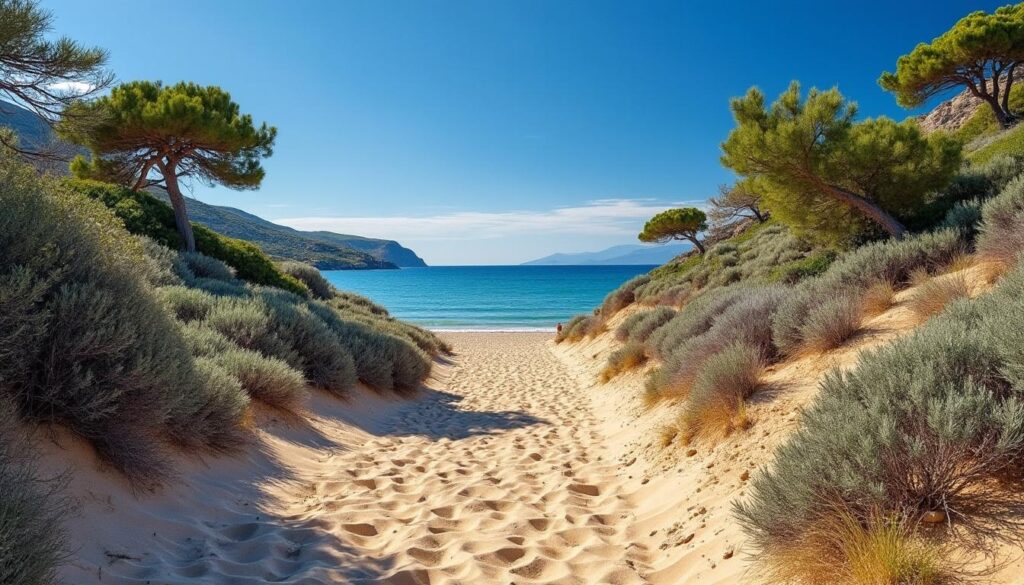découvrez la plage de tamarone en corse, un paradis de sable fin au cœur du cap corse. profitez d'un accès naturel préservé pour des moments de détente inoubliables en bord de mer.