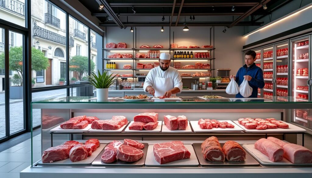 découvrez notre boucherie halal à nantes, offrant de la viande de qualité supérieure avec un service de livraison rapide pour répondre à toutes vos envies.