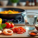 découvrez combien d'eau utiliser pour 1 kg de riz à paella grâce à notre guide pratique, afin de réussir parfaitement votre paella à chaque fois.