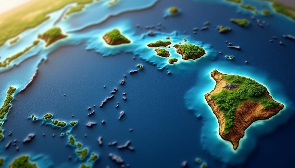 découvrez la localisation exacte d'hawaii sur la carte du monde ainsi que ses principales caractéristiques géographiques, incluant son environnement naturel unique et ses îles emblématiques.