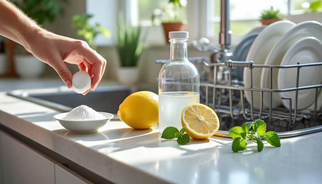 découvrez des astuces efficaces et naturelles pour remplacer vos pastilles lave-vaisselle, afin de laver votre vaisselle de manière écologique et économique.