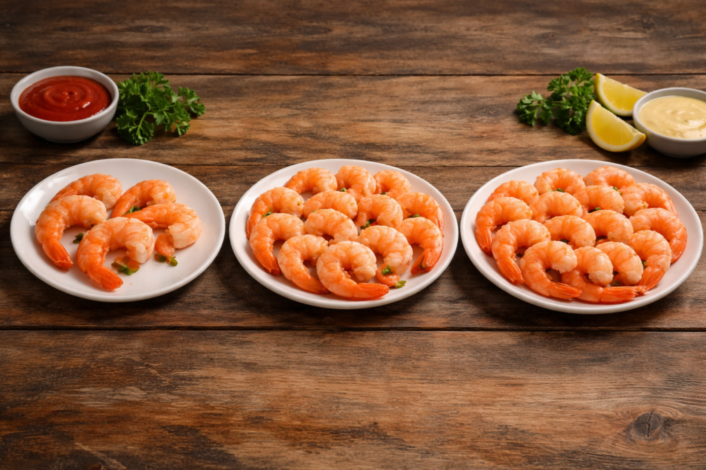 Combien de crevettes par personne : guide des quantités exactes