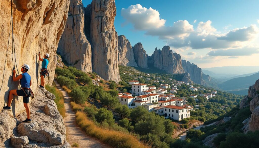 découvrez leonidio, la destination incontournable en grèce pour l'escalade. notre guide complet vous offre toutes les informations pour une aventure inoubliable entre paysages magnifiques et parcours d'escalade adaptés à tous les niveaux.