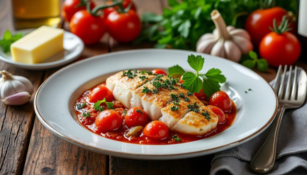 découvrez la recette authentique et facile de la lotte à l'armoricaine, un plat grand-mère savoureux pour régaler toute la famille.