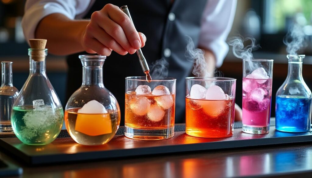 découvrez les techniques et recettes essentielles du cocktail moléculaire pour impressionner vos invités avec des boissons innovantes et originales.