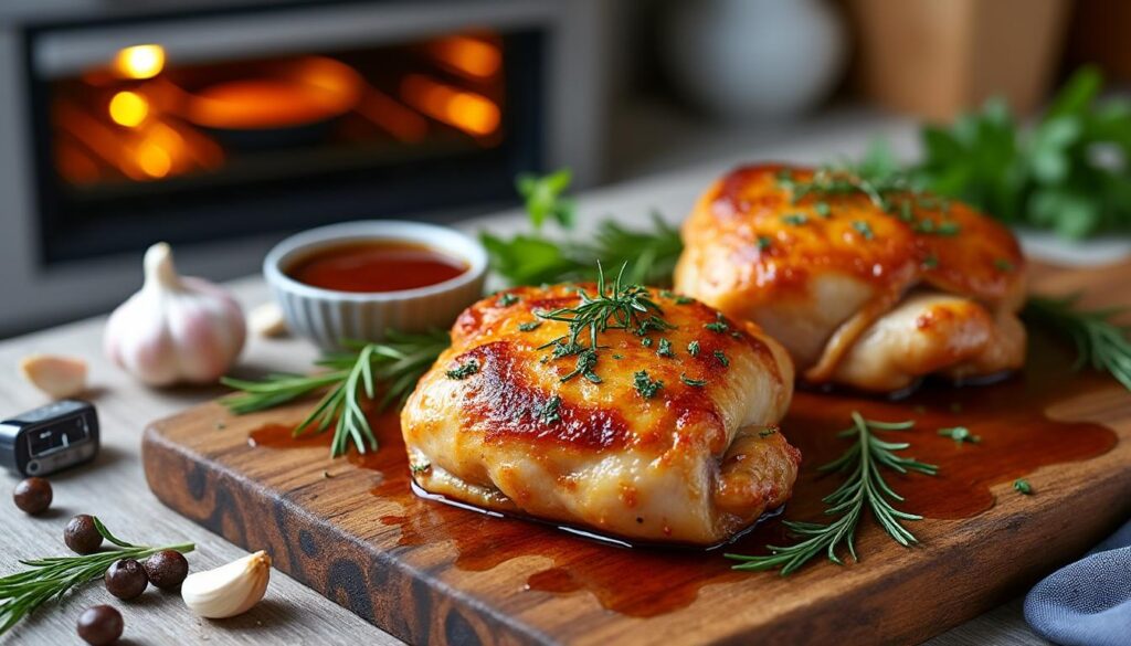 découvrez le temps de cuisson idéal pour une cuisse de poulet au four parfaite et nos astuces pour un plat savoureux et facile à réaliser.