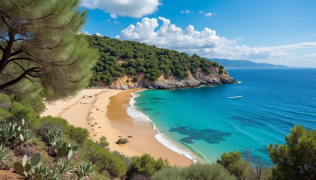 découvrez halikounas beach à corfou, une plage sauvage où la nature est préservée, idéale pour les amoureux de paysages authentiques et tranquilles.