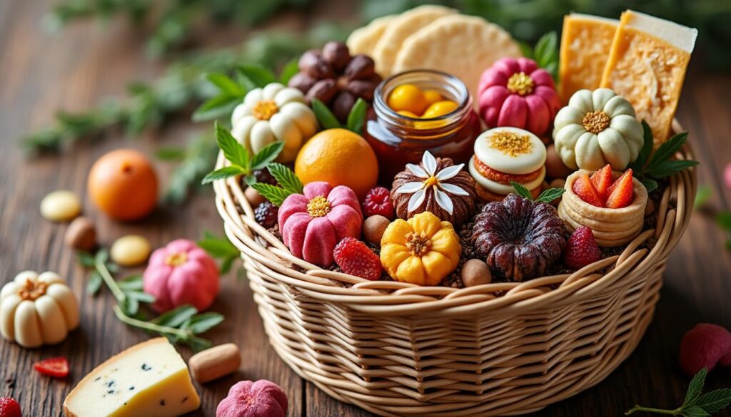 découvrez 10 idées de paniers garnis originaux, alliant gourmandise et créativité pour offrir des cadeaux uniques et savoureux.