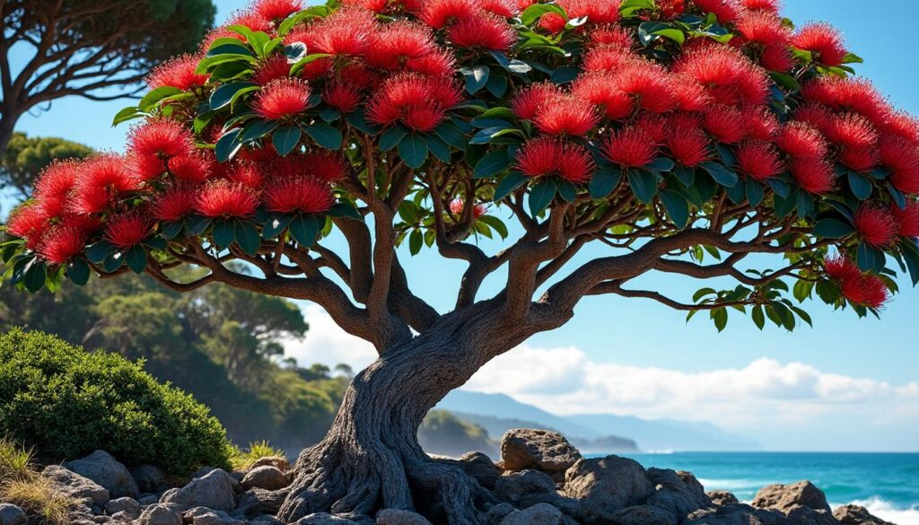 découvrez le pohutukawa, arbre emblématique de nouvelle-zélande, ses caractéristiques uniques et conseils pour sa culture et entretien.