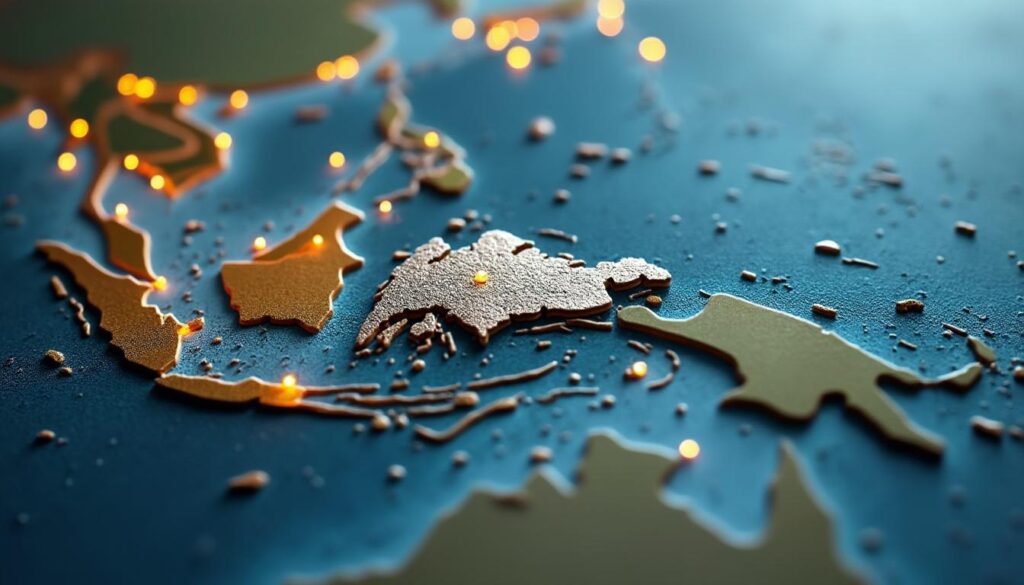 découvrez la situation géographique précise de singapour sur la carte du monde, une île stratégique en asie du sud-est, au carrefour des routes maritimes internationales.