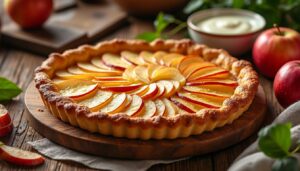 découvrez notre recette facile et authentique de tarte normande aux pommes, un dessert traditionnel alliant saveurs gourmandes et simplicité.