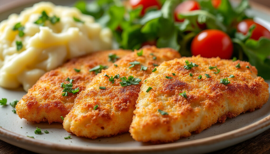 découvrez une recette facile et rapide d'escalope panée pour un plat gourmand et savoureux, parfait pour toutes les occasions.