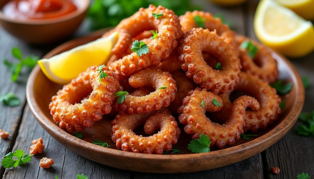 découvrez une recette simple et rapide pour préparer un poulpe frit croustillant, parfait pour un apéritif savoureux ou un repas original.