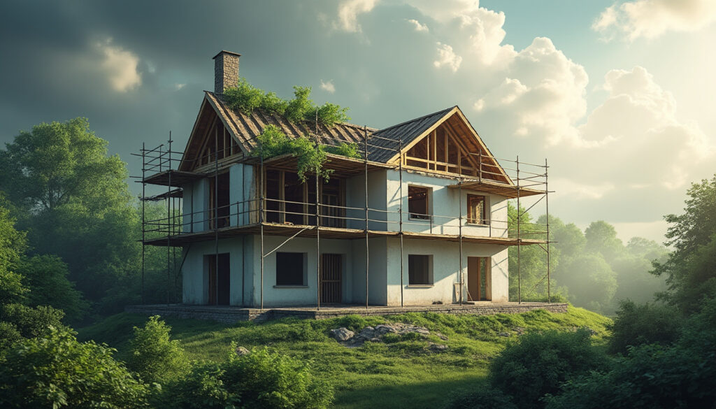 découvrez la signification et l'interprétation clé de rêver de maison en travaux, un symbole de transformation personnelle et de changements à venir.