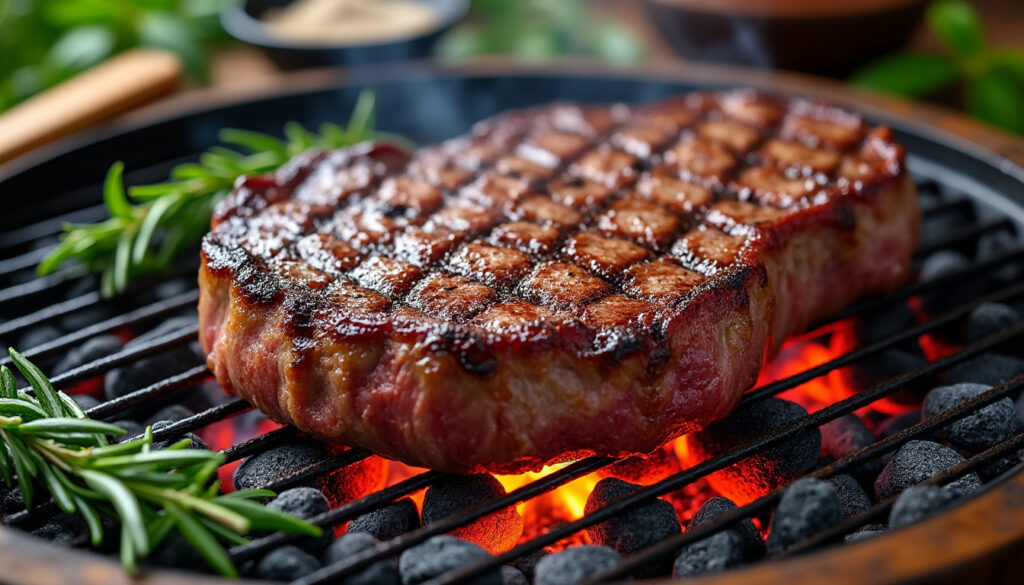 découvrez nos conseils et astuces pour réussir la cuisson parfaite de votre entrecôte au barbecue et régaler vos invités.