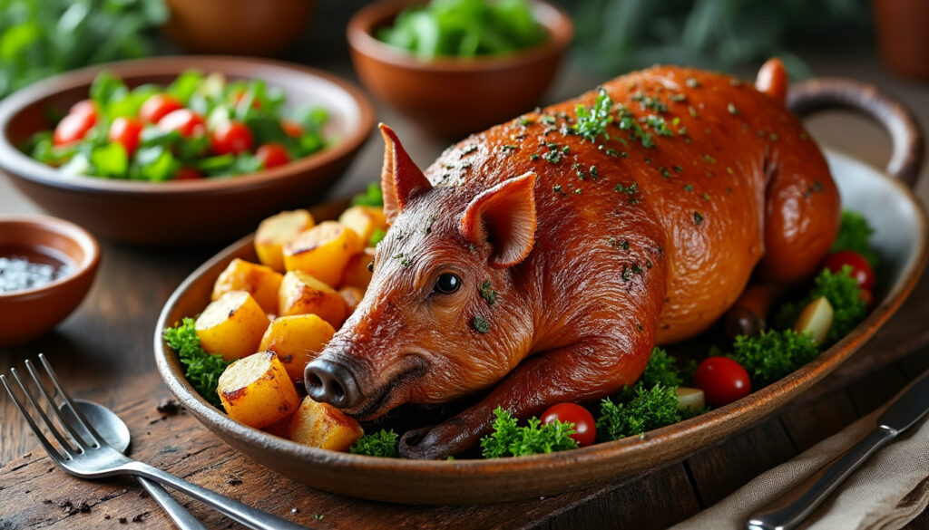 découvrez la recette traditionnelle du leitão bairrada, un délicieux plat portugais facile à préparer pour régaler vos convives.