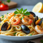 découvrez notre recette facile et rapide de pâtes aux fruits de mer, parfaite pour un repas savoureux et gourmand en toute simplicité.