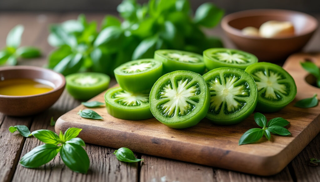 découvrez une recette simple et rapide pour cuisiner des tomates vertes pas mûres. idéale pour valoriser vos légumes et préparer un plat savoureux en un rien de temps.