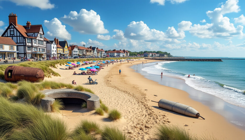 découvrez asnelles en normandie, une charmante station balnéaire réputée pour sa plage historique, idéale pour des vacances en bord de mer alliant détente et patrimoine.