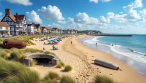 découvrez asnelles en normandie, une charmante station balnéaire réputée pour sa plage historique, idéale pour des vacances en bord de mer alliant détente et patrimoine.