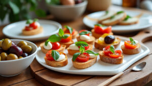 découvrez des recettes rapides et élégantes pour une entrée facile qui impressionnera vos invités à coup sûr.