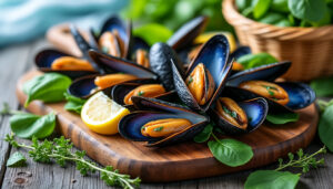 découvrez les bienfaits des moules, riches en nutriments essentiels et leurs avantages pour votre santé, incluant vitamines, minéraux et protéines de qualité.