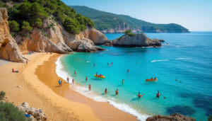 découvrez la plage de canella en corse, un paradis de sable fin, d'eau cristalline et d'activités nautiques pour des moments inoubliables en famille ou entre amis.