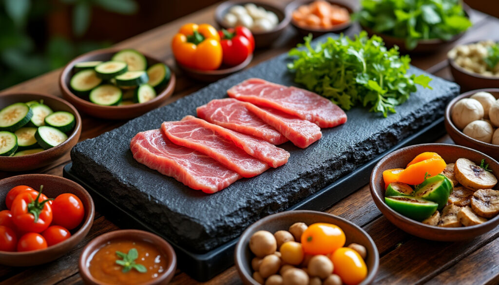 découvrez des idées simples et savoureuses pour accompagner votre pierrade et régaler vos convives à chaque repas.