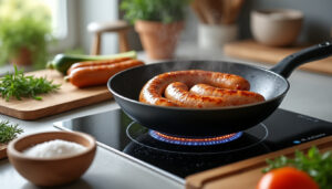 découvrez notre guide facile pour cuire des diots à la poêle avec les temps précis afin de réussir parfaitement cette recette savoureuse.