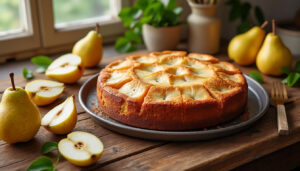 découvrez la recette du gâteau poire grand-mère, moelleux et facile à réaliser, parfait pour un dessert gourmand et réconfortant.