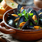 découvrez la recette traditionnelle facile des moules marinières façon grand-mère, un plat savoureux et authentique à préparer en toute simplicité pour régaler vos proches.