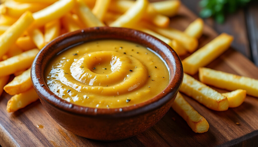 découvrez notre recette facile et savoureuse de sauce pomme frite maison pour accompagner parfaitement vos frites faites maison.