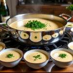 découvrez notre recette facile et rapide de soupe champenoise, parfaite pour régaler 30 personnes lors de vos repas festifs ou vos grandes occasions.