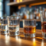 découvrez notre tableau des doses d’alcool en centilitres utilisé au bar pour servir vos cocktails et boissons avec précision et conformité.