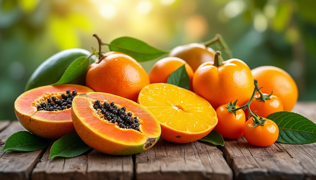 découvrez les fruits exotiques orange : leurs noms, saveurs uniques et bienfaits essentiels pour la santé.