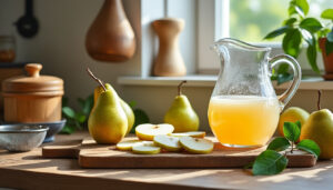 découvrez une recette simple et rapide pour préparer du poiré maison, une boisson traditionnelle délicieuse à base de poires. suivez nos étapes faciles pour un résultat parfait.
