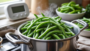 découvrez le temps de cuisson des haricots verts frais à la cocotte-minute et nos astuces pour les garder tendres, savoureux et bien verts.