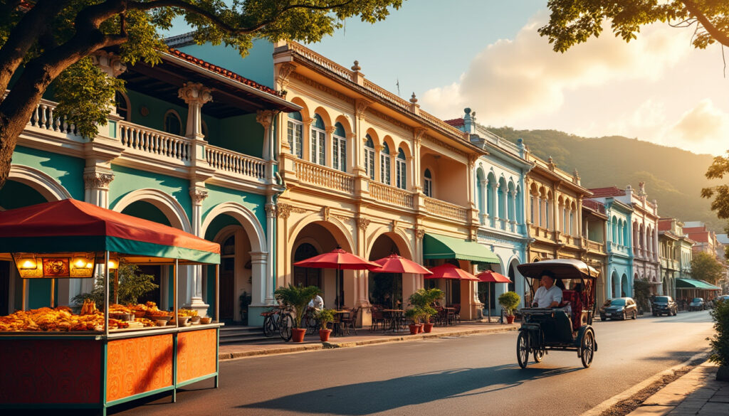 explorez penang en asie : découvrez ses plages, temples, sa cuisine réputée et ses sites incontournables grâce à nos conseils pratiques pour préparer votre voyage.