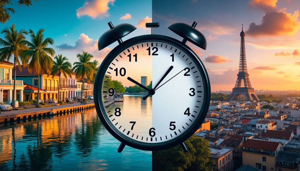découvrez l’heure actuelle à cayenne, son fuseau horaire et le décalage horaire avec la france métropolitaine selon la période de l’année.