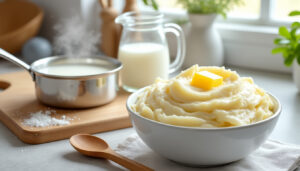 découvrez le dosage idéal de lait et d’eau pour préparer une purée mousline onctueuse, savoureuse et réussie à chaque fois.